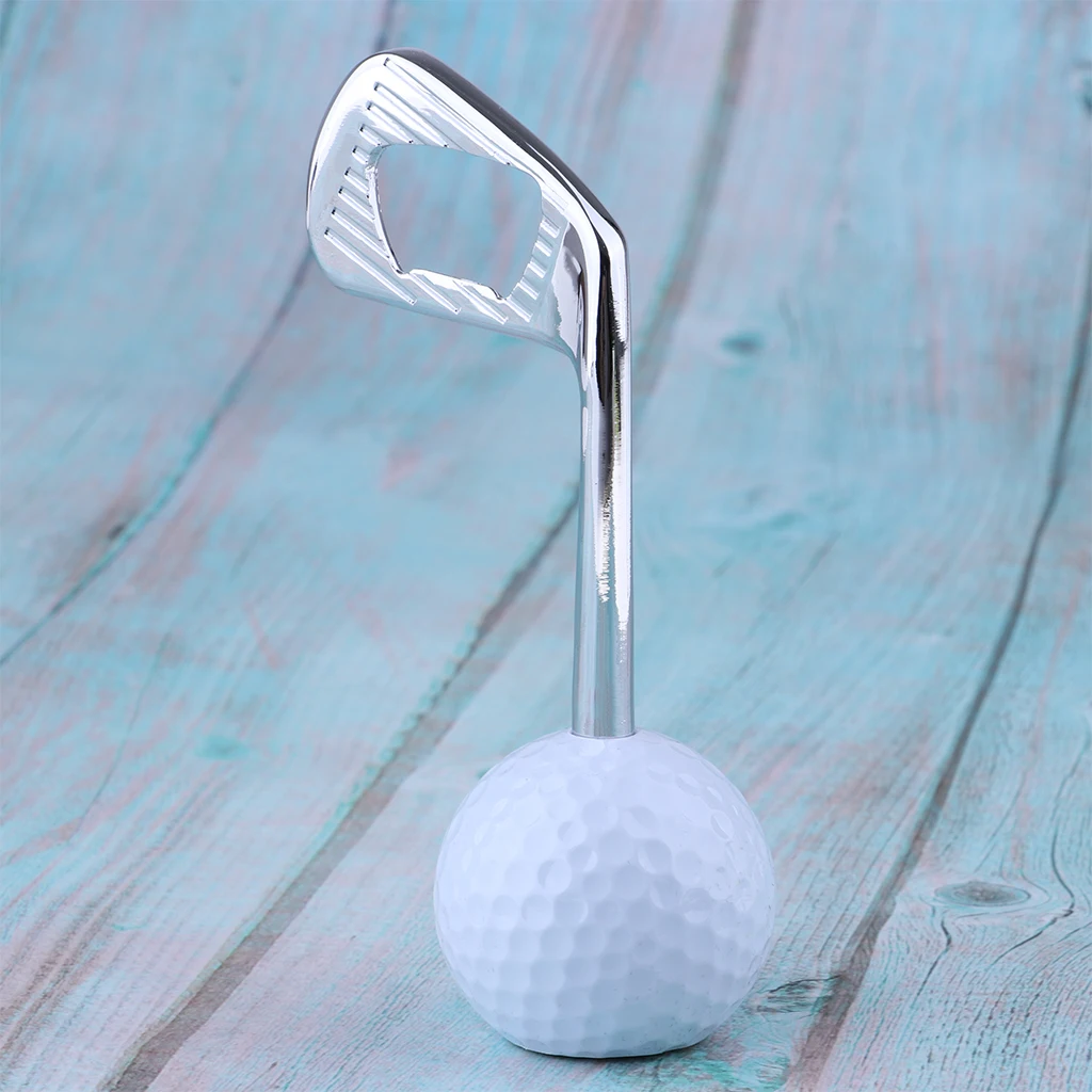 Creative Golf Ball Bottle Opener Zinc Alloy Beer Cap Puller Openers Golf Training Aids