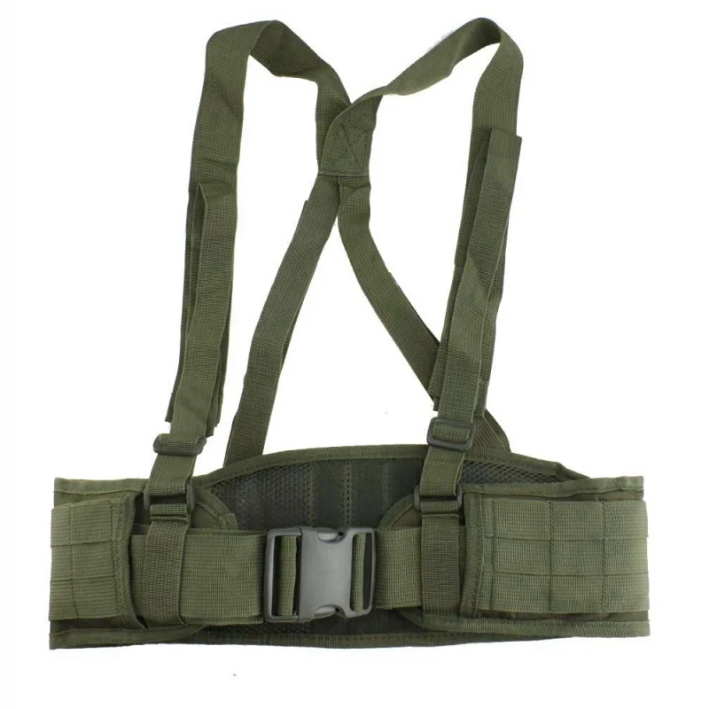 

Tactical Molle Belt Airsoft Military Nylon Waist Support Combat Suspender Outdoor Sports Men Waistband Army Hunting Waist Belts