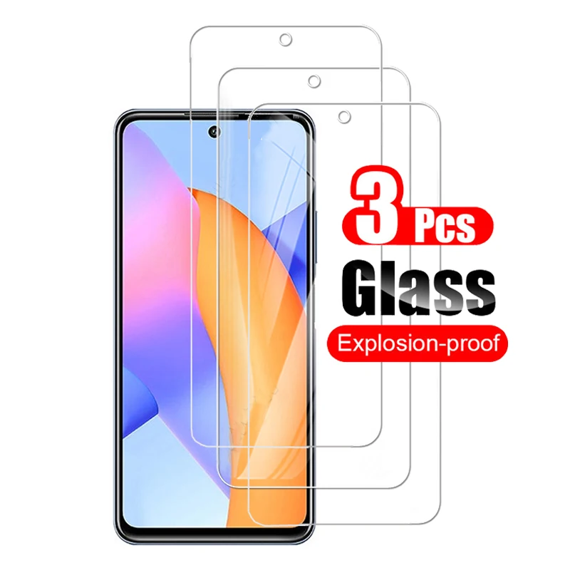 3Pcs For Huawei Honor 10X Lite Tempered Glass Phone Screen Protector Shield Honor10X lite 10 x Protective Film 9H | Мобильные