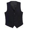 Men's Formal Suit Vest Made-to-Order Black Wedding Prom 2 Pockets Waistcoat ► Photo 2/5