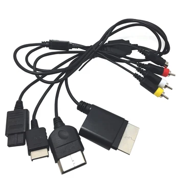 

Multi function s-video Audio video av cable for s f c n64 n g c for ps1 ps2 xbox game console