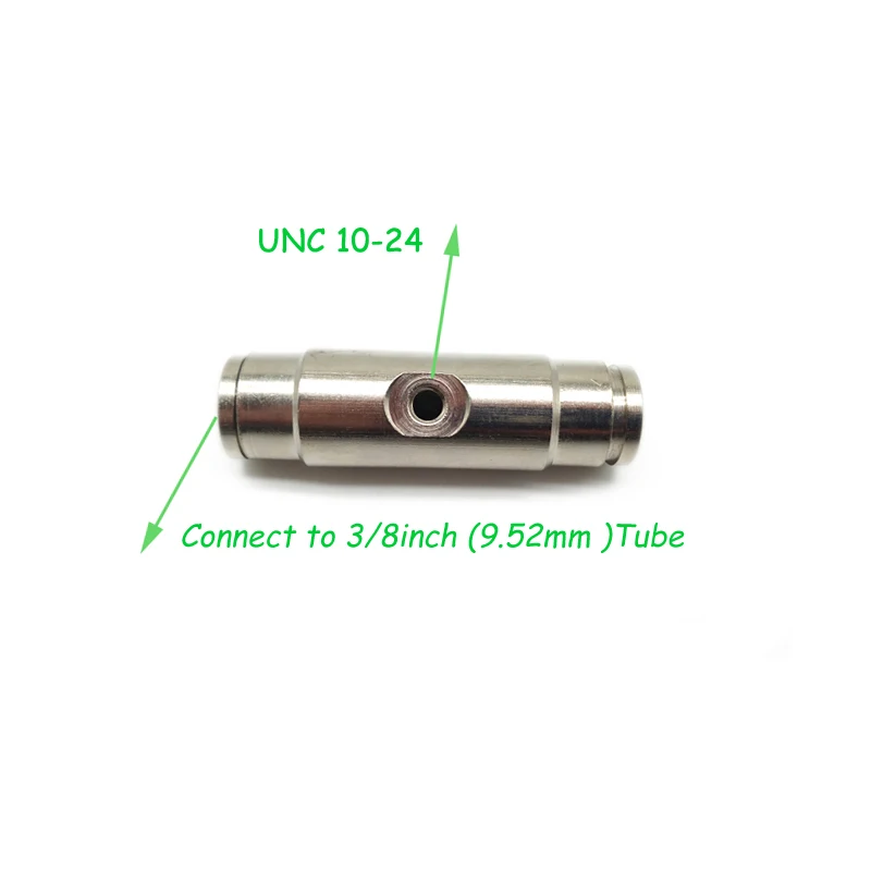 High Pressure Misting Nozzle seat with UNC10-24 Thread 3/8" Tube Connector Straight | Дом и сад