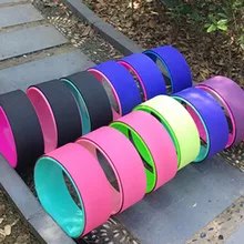 Yoga Pilates Circle ABS Yoga Fitness Roller Wheel Back Training Tool Slimming Magic Waist Shape Pilates Ring Fitness Tools