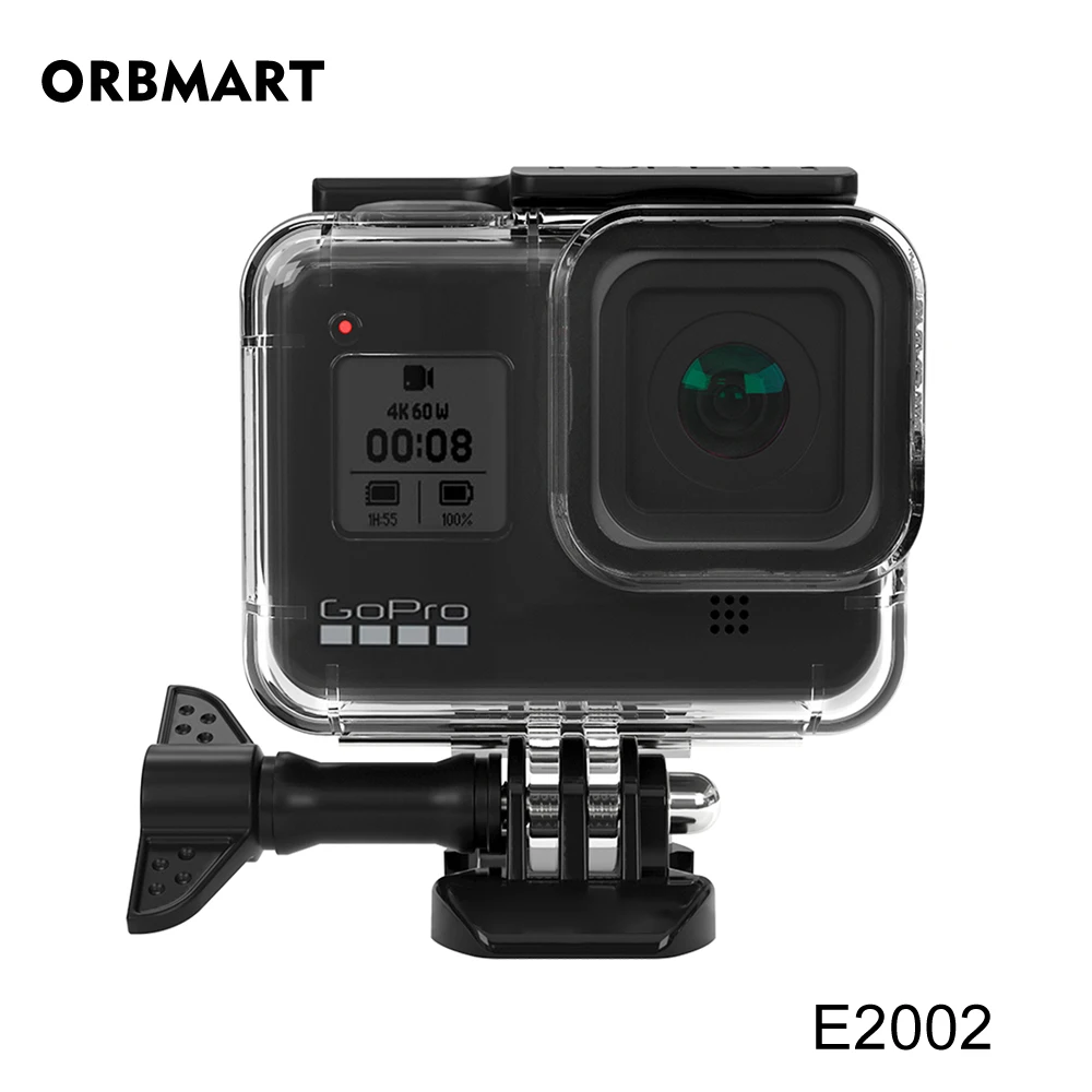 ORBMART 60 м водонепроницаемый чехол для GoPro Hero 8 черный защитный чехол для подводного погружения для Go Pro 8 аксессуары - Цвет: E2002