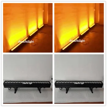 

8pieces led rgbwa bar dmx lyre wash led wall washer bar light 18x15w