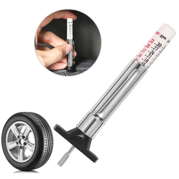 

2PCS Car Tire Depth Thread Gauge Color Indicator Auto Wheel Diagnostic Tool Meter Measurer Handheld Tire Accessories
