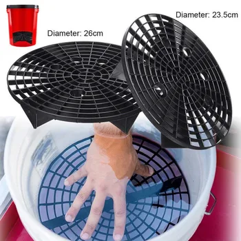

23.5 / 26 Cm Car Wash Grit Guard Insert Washboard Water Bucket Filter Scratch Dirt Filter Bal