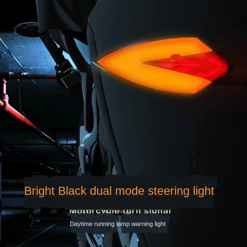 

2PC LED Motorcycle Turn Signals Light 12V Tail Stop Signal Running Lamp Universal