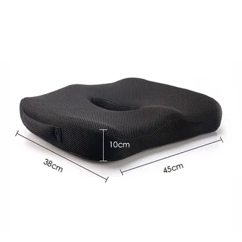 

Memory Foam Seat Cushion Nerve Pain Back Sciatica Pain Relief Hip Shaping Wedge Cushion Hogard