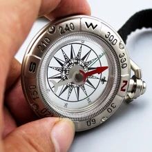 Наружная подвесная пряжка-Компас винтажный цинковый сплав портативный брелок с компасом металлический шнур Компас для походов кемпинга вождения EDC