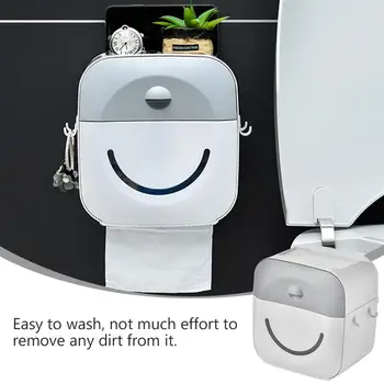 

1 pc Toilet Tissue Box Paper Rack Tissue Shelf Rack Paper Storage Box for Toilet