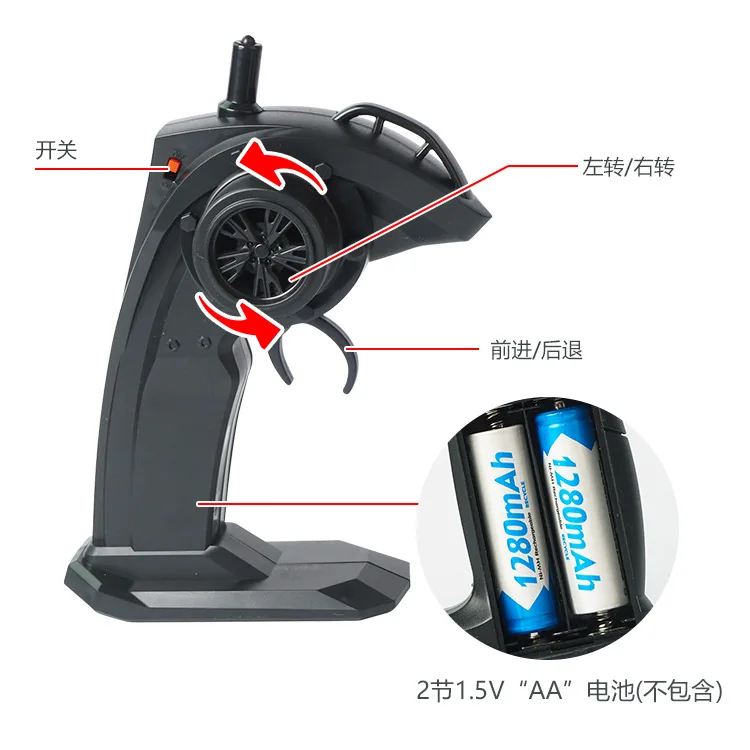 

Remote-control Automobile High-Speed Off-road Car Four-Wheel Drive Big Foot Shock Absorbers Drift Off-road Race Car CHILDREN'S T