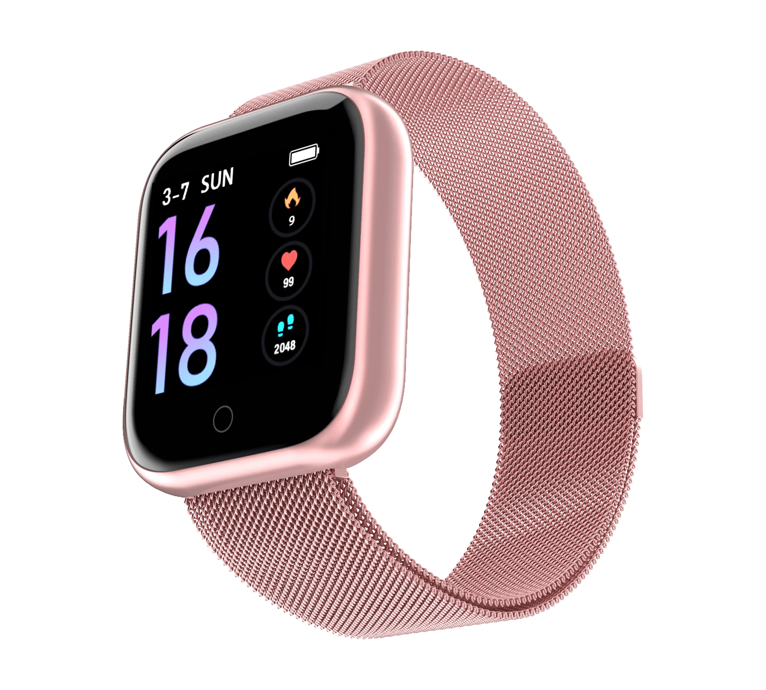 Новые женские водонепроницаемые Смарт-часы T80 Bluetooth Smartwatch для Apple IPhone Xiaomi монитор сердечного ритма фитнес-трекер - Цвет: Gold metal
