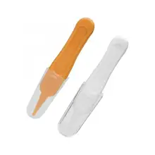 clean tweezer Durable Reusable Plastic Tweezer with Cap for Baby Household Medical Safety