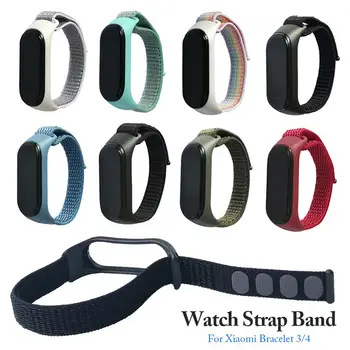 

For Xiaomi Bracelet 4 3 Strap Nylon Loop Magic Strap Smart Bracelet Accessories Wristband Wrist Strap Band Replacement Tool