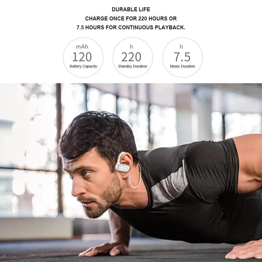 SMA 23 Wireless Bluetooth Earphone Stereo Sports Waterproof Earbuds Wireless In ear Headset With Mic For Gym Jogging For IPhone