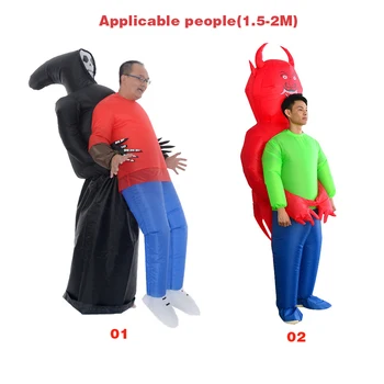 

Alien Mascot Costume Green Alien Carrying Human Adult Inflatable Costume Anime Cosplay Halloween Party Costume Props