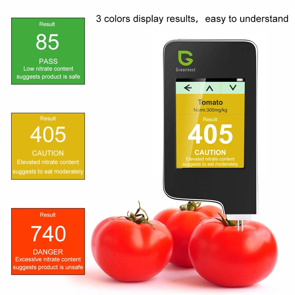 Greentest ECO 5F 3 в 1 Цифровой пищевой нитратный тестер Измеритель концентрации
