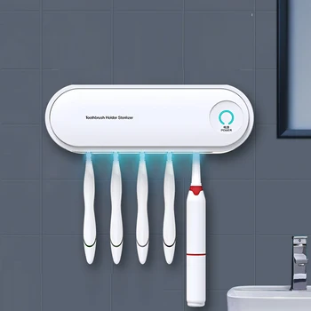 

Sterilizer Drying Toothbrush Disinfection Holder Automatic Sterilization Accessories Healthy Home Bathroom Rack Tooth brush Tool