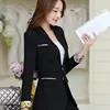 Black Women Blazer 2022 New Blazers Lady Office Work Suit Jackets Coat Long Sleeve Slim Vintage Female Blazer Femme Jackets P261 ► Photo 3/6