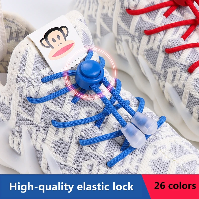 Lacci elastici Sneakers lacci tondi con chiusura senza cravatte