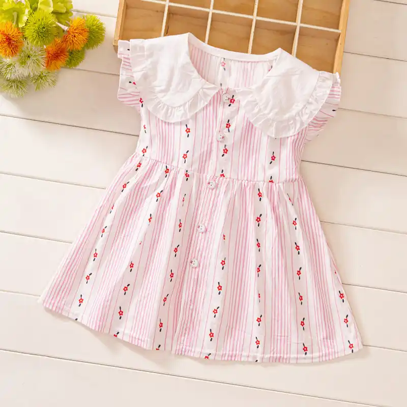 1 year baby girl cotton dresses