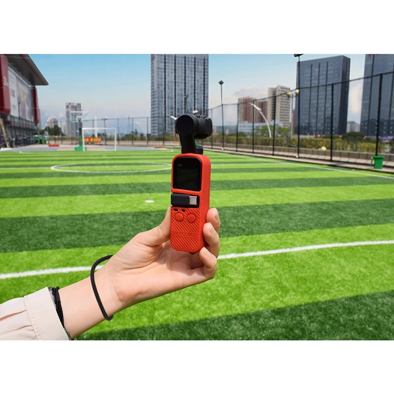 FFYY-силиконовый чехол с ремешком для Dji Osmo Pocket Gimbal стабилизированный ручной мини-камера ручка Gimbal