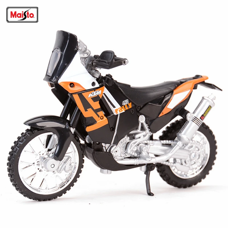 

Maisto 1:18 Motorcycle Model KTM 450 Rally Alloy Bicycle Model Motorcycle Model Motor Bike Miniature Race Toy Gift Collection
