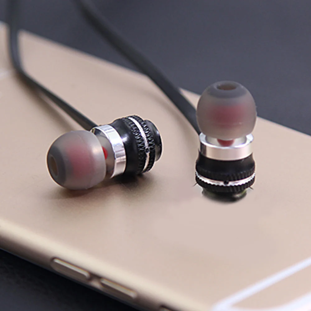 Magnetic 3D Stereo Sound Wired Earphone With Dual Microphone Headsets Handsfree Sports Gaming Earbud 3 5mm Mini In Ear Earphones