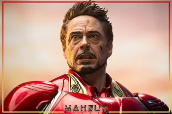 

MAXNUT ROBERT TONY 1/6 Iron Man Injured Head Sculpt Fit 12''Action Figure Doll