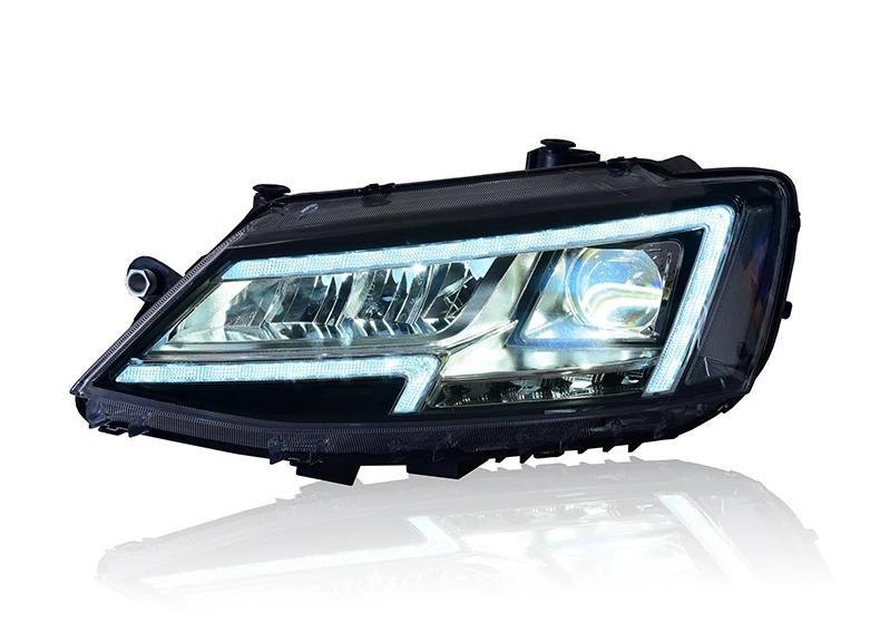 Фара для автомобиля VW Jetta Mk6 2011- Jetta головной светильник s противотуманный светильник s дневной ходовой светильник DRL H7 светодиодный Биксеноновая лампа автомобильные аксессуары