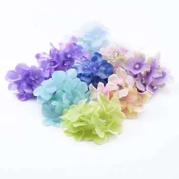 

6 pieces Multicolor scrapbooking silk Hydrangea wedding decorative flowers wall christmas decorations for home artificial flower