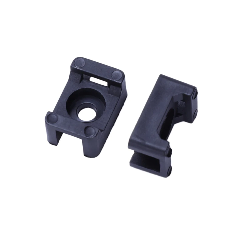 4.5mm Width Tie Cable 5.2mm Mounting Screw Saddle Base Holder 90 Pcs