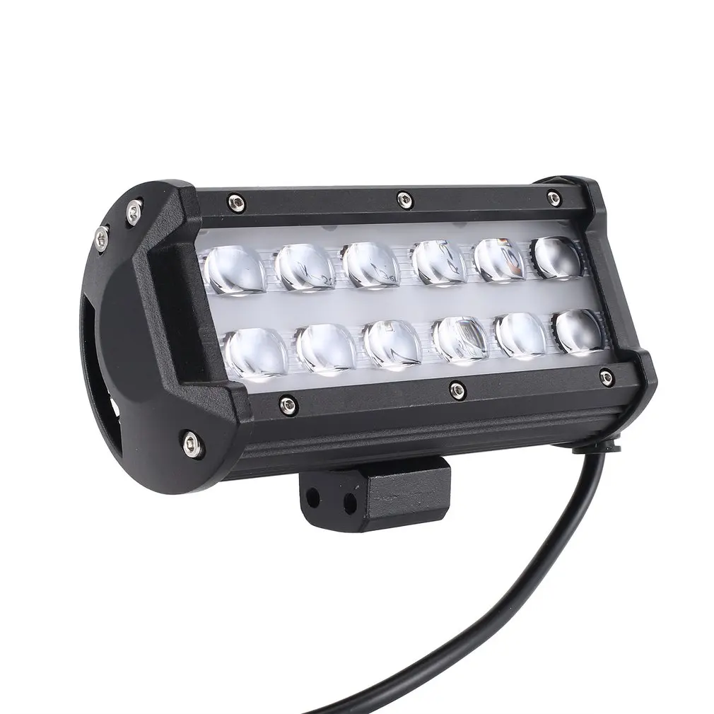 36W 12V светодиодный свет работы 60 градусов высокая мощность для бездорожья светлый круглый внедорожный светодиодный Рабочий фонарь лампа заливающего света для катание на лодках