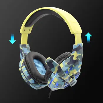 

Wired Stereo Sound LED Light Gaming Headset Noise Canceling Earphone Headphone