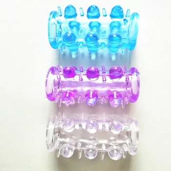 2PCS L Size Penis Ring Erection Enlargement Elastic Cock Ring Girth Enhancer Dick Sleeve Delay Ejaculation Sex Toys for Men 6