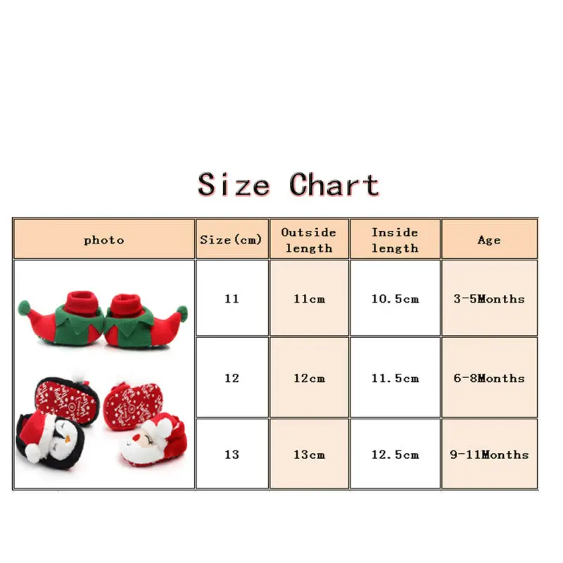 Fashion First Walkers Kids Boys Girls Shoes Christmas Baby Boys Cute Shoes Soft Bottom Newborn Toddler Baby First Walkers