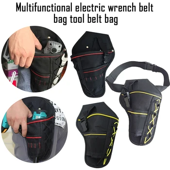 

Multifunctional Drill Holster Waist Tool Bag Waterproof Electric Waist Belt Tool Pouch Bag Wrench Hammer Screwdriver Tool Pouch