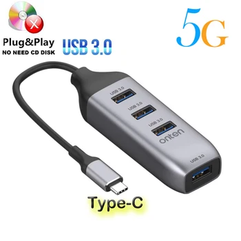 

Type C Hub Splitter Port USB C HUB Laptop Docking Stations Plug and play USB3.0 interface Converter for PC Notebook laptop Cable