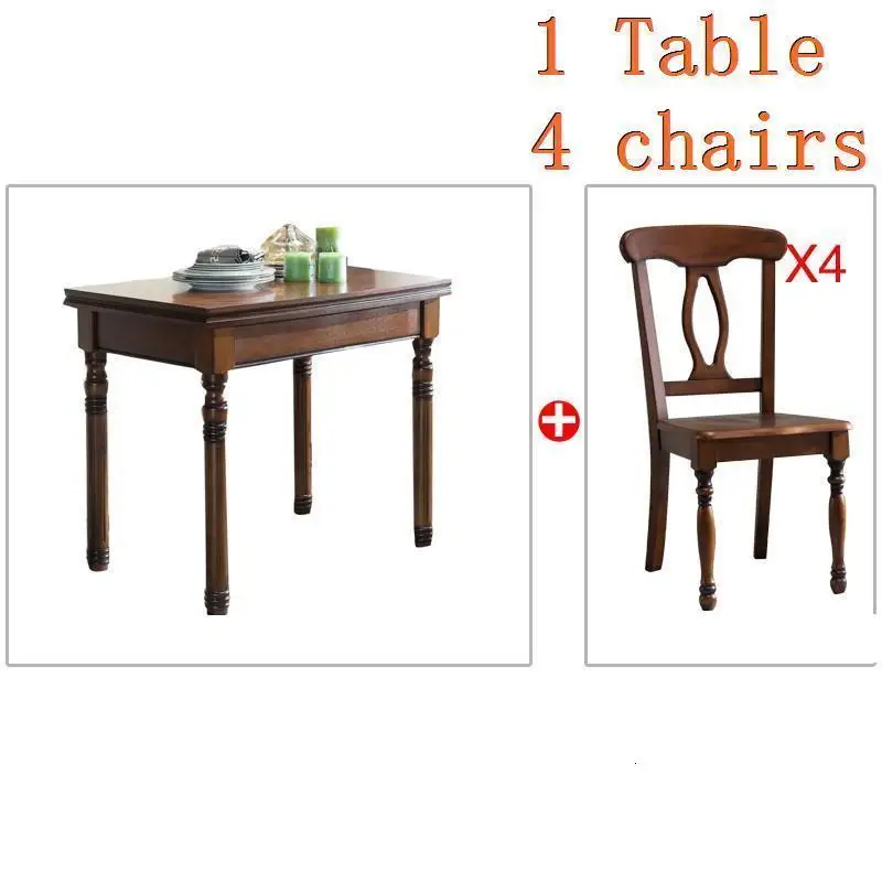 Комната Pliante Tisch Esstisch Yemek Masasi Meja Makan Dinning Set Escrivaninha Ретро Comedor Tablo Mesa De Jantar обеденный стол - Цвет: Number 8