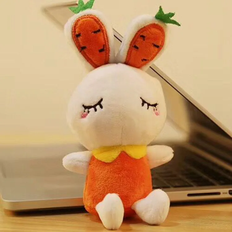 Милый кролик редиска мягкая игрушка подвеска с длинными ушами кролик брелок маленький кролик кукла мимитуу