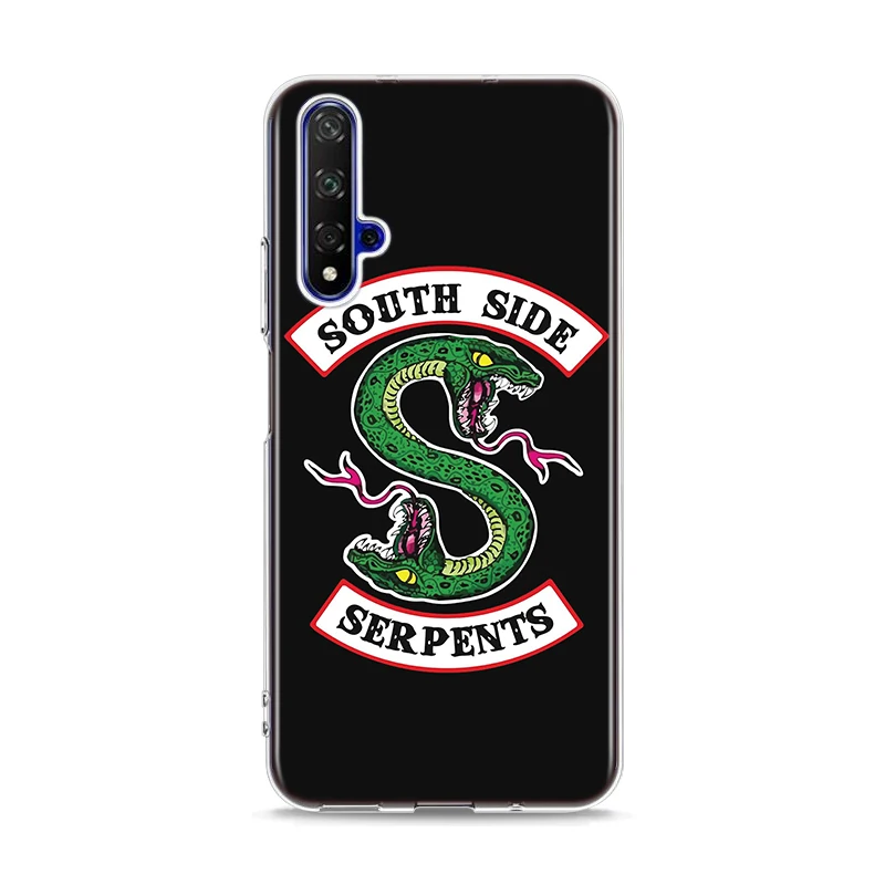 Чехол из силикона и термополиуретана ривердейл "South Side serpents" для huawei Honor 10i 9X8X20 10 9 8 Lite 8A 7A 7C Pro Lite чехол для телефона - Цвет: Style 02