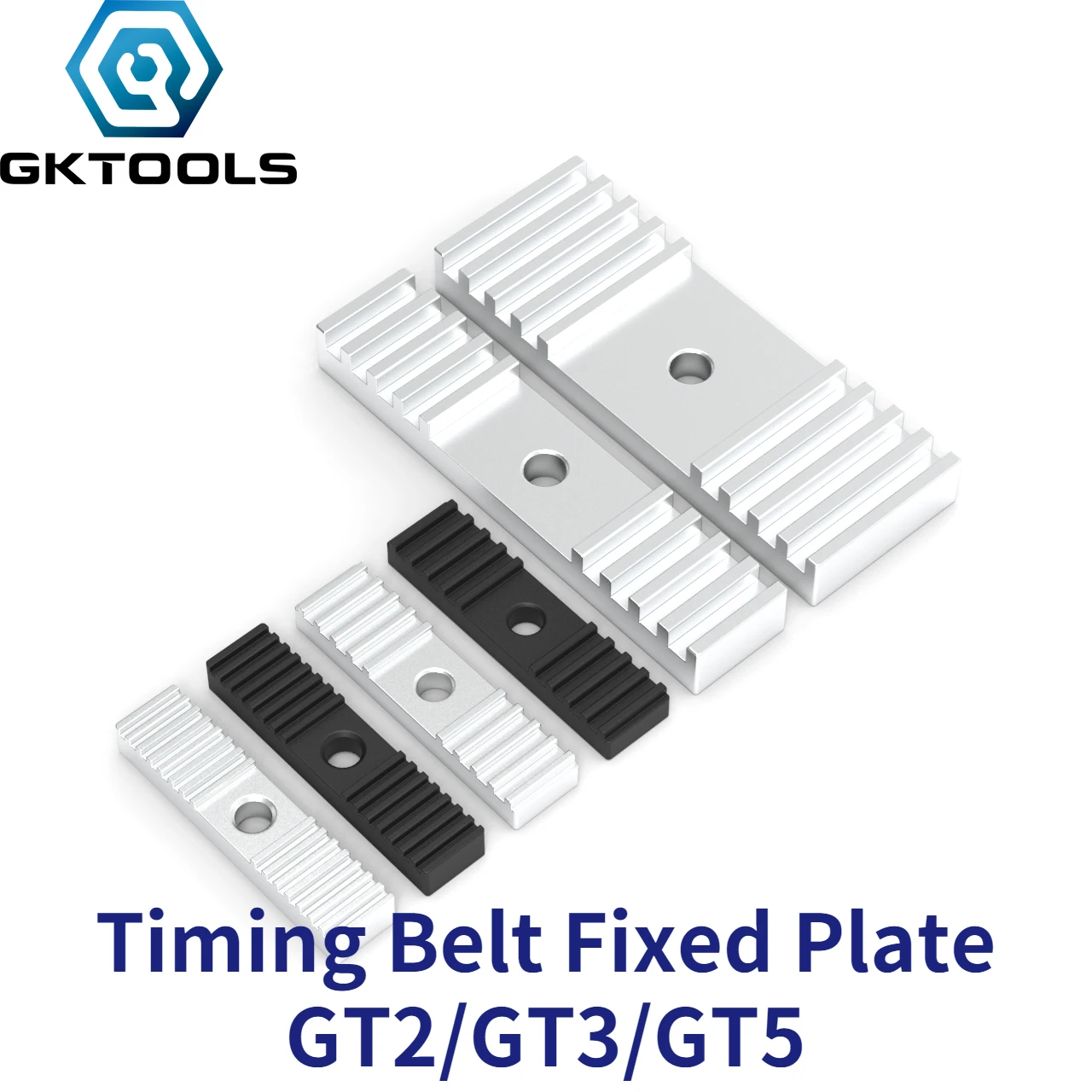 GT2 Timing Belt Fixing Piece Clamp Plate Aluminium 9*40mm For 3D Printer CNC 