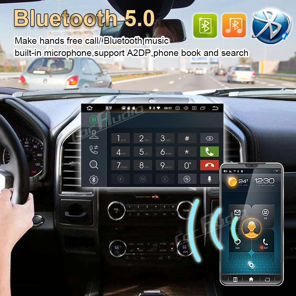 Android 9 автомобильный dvd навигатор для GMC Sierra через Vtrux грузовик/Chevrolet Silverado головное устройство мультимедийный плеер радио магнитофон
