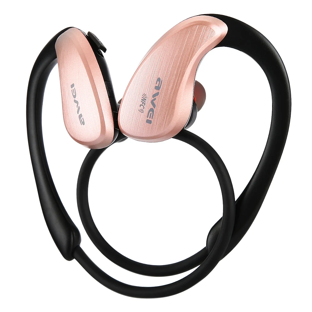 

DRXENN AWEI A885BL Bluetooth Earphones Wireless Headphone With Microphone NFC APT-X Sport Headset Cordless Earpiece For Xiaomi