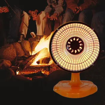 

Electric Heater Shake Head Mini Home Heater in Winter 6 Inches Desktop Office Heater Small Sun Tubular Heater Heating Wire 220V
