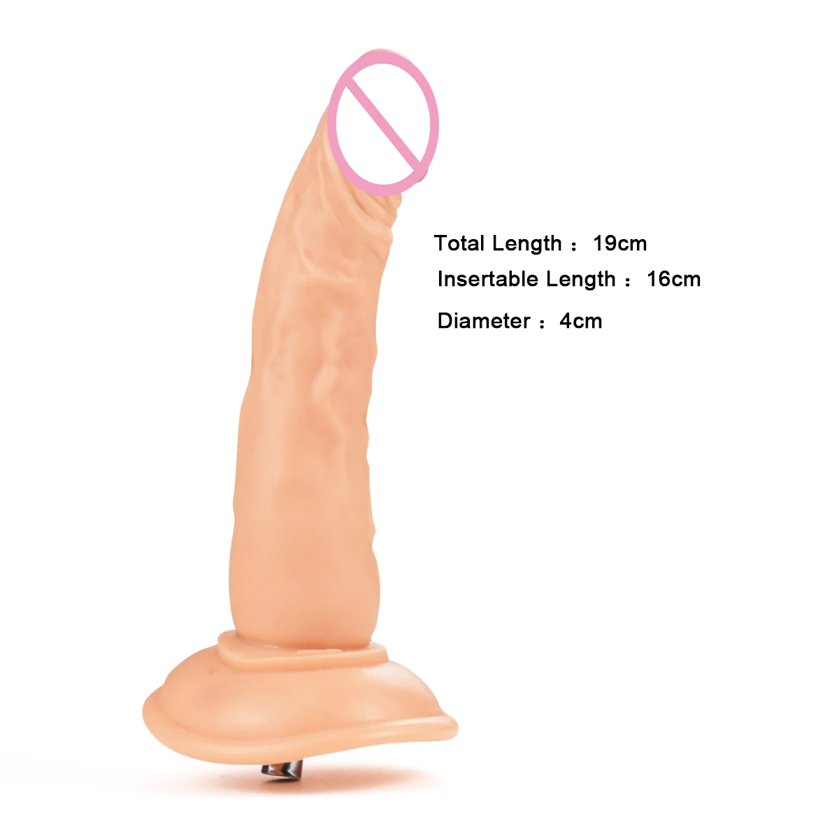 ANNGEOK Phallus Realistic Dildo Thrusting Sex Machine Accessories Penis Suitable for Teenager Dildo Sex Toys AN-R7