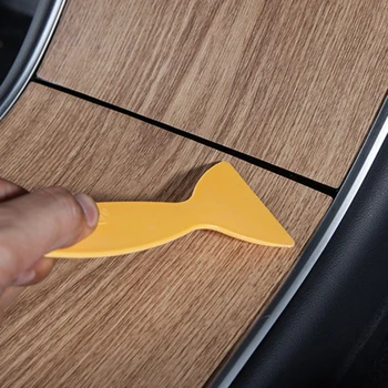 

Control Car Central Control Sticker Panel Sticker Film Wood Grain Decor Vehicle