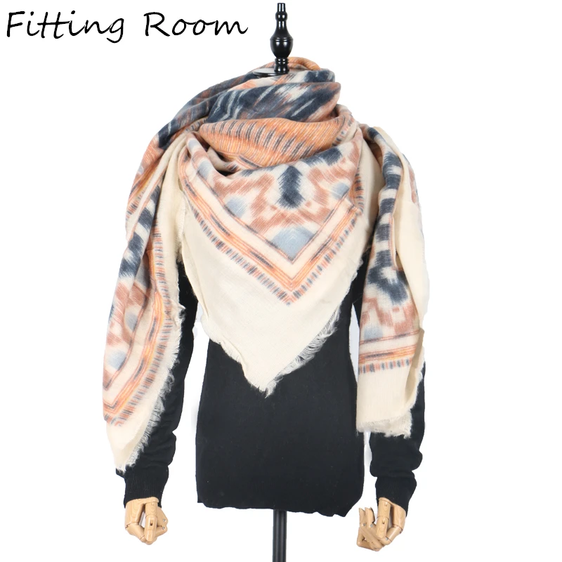 

Hot Winter Scarf Luxury Brand Women Scarf Hoho Warm Cashmere Scarves Shawls Head Scarf Pashmina Lady Wrap Foulard Hiver Femme