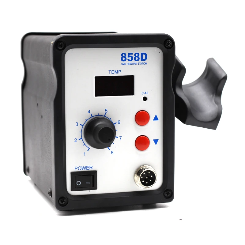 Паяльная станция 858D с термофеном 450 Вт 220 В|industrial hair dryer|hot air gunheat blower |